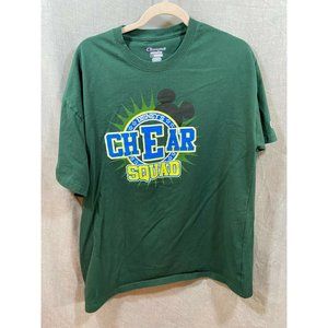 Disney´s Cheer Squad Champion Shirt Adult Extra Large Green‎ Logo Pullover Mens